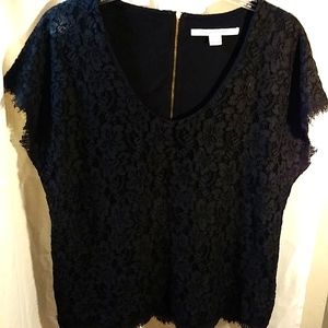 Vintage Diane Von Furstenberg Lace Top